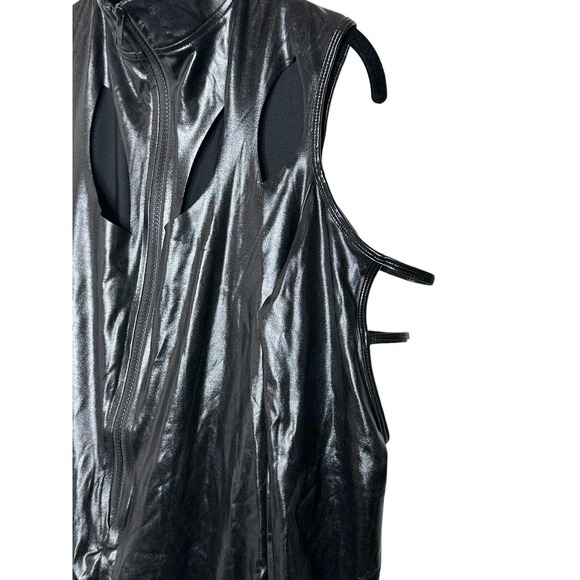 Dreamgirl Womens Cat Fight Costume Large Jumpsuit, Mask With Cat Ears‎ and Belt - Picture 5 of 12